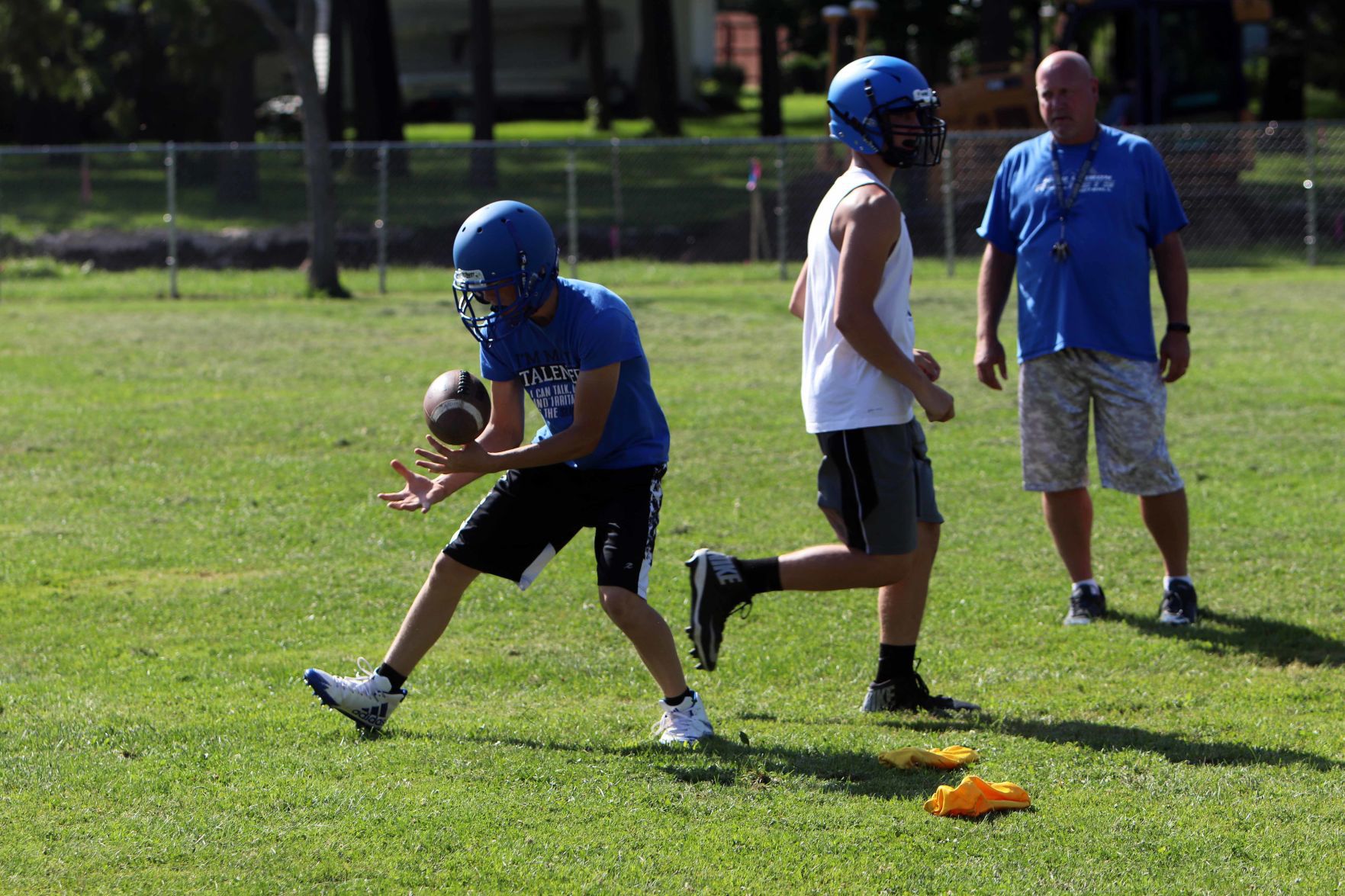 New Lisbon Football Practice